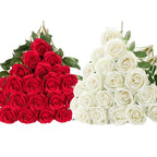 Fleur Artificielle Rose en Velours
