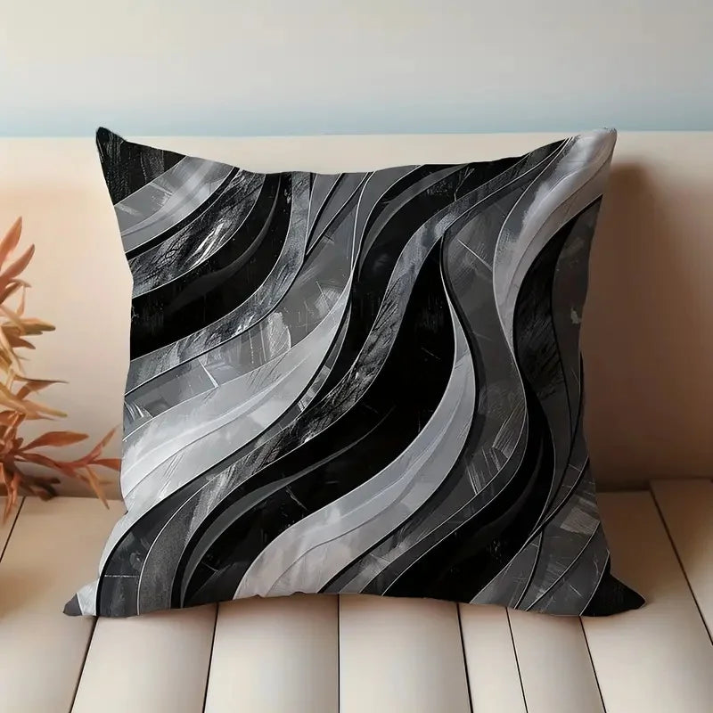 Housse de Coussin à Motifs