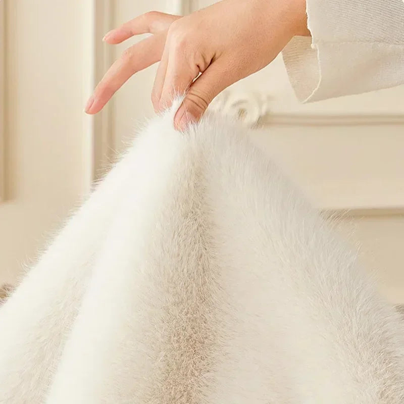 Housse  de Canapé en Peluche Lapin