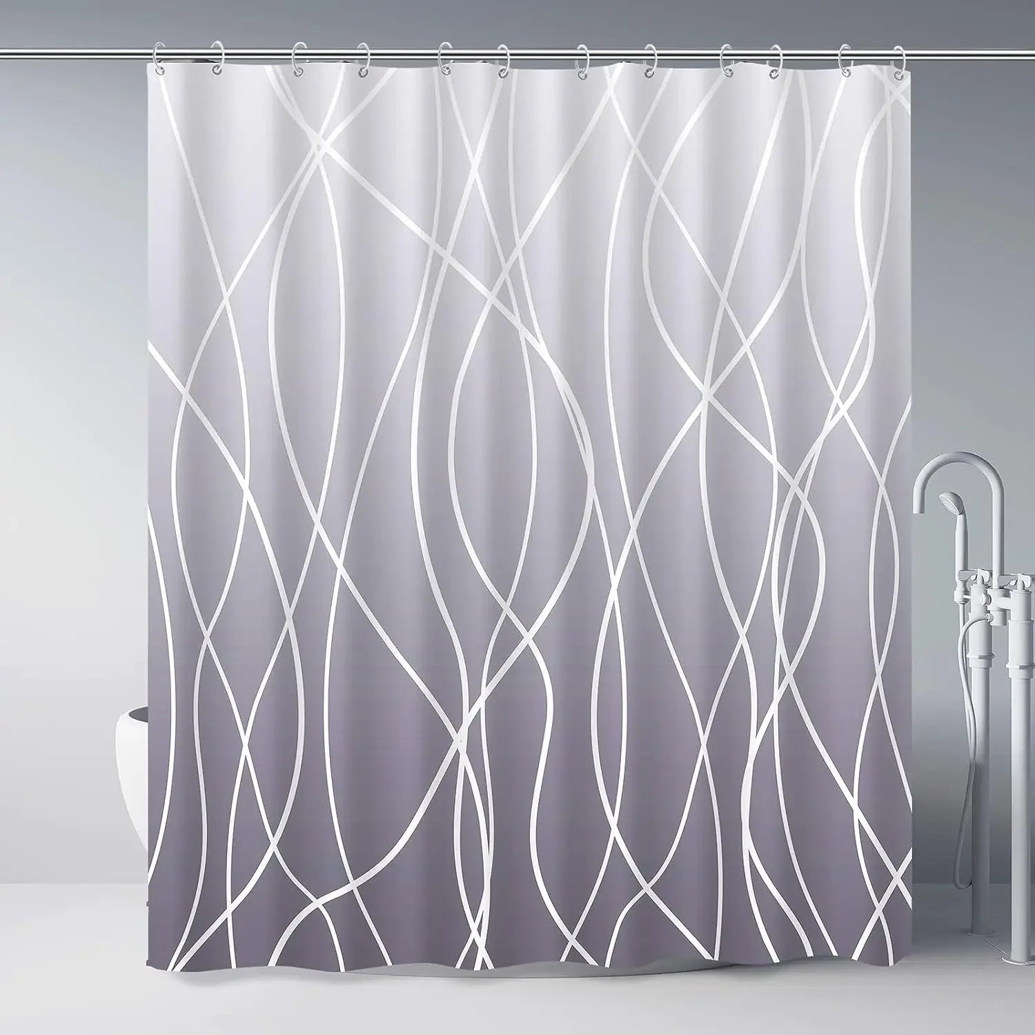 Rideau de Douche en Tissu