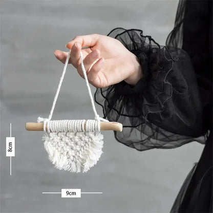 Tenture Murale Nordique en Macramé