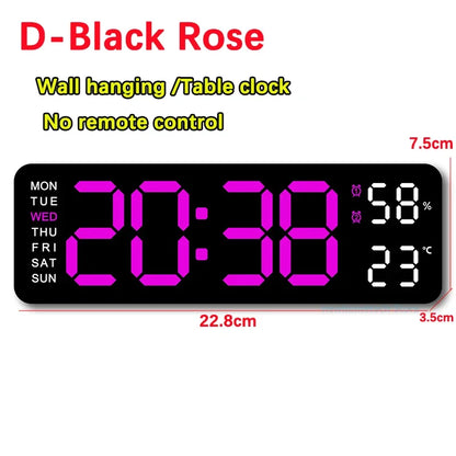 Horloge Murale numérique Led