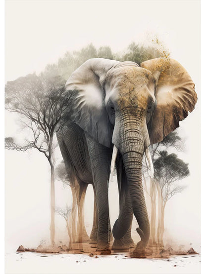 Tableau Moderne Art Animals