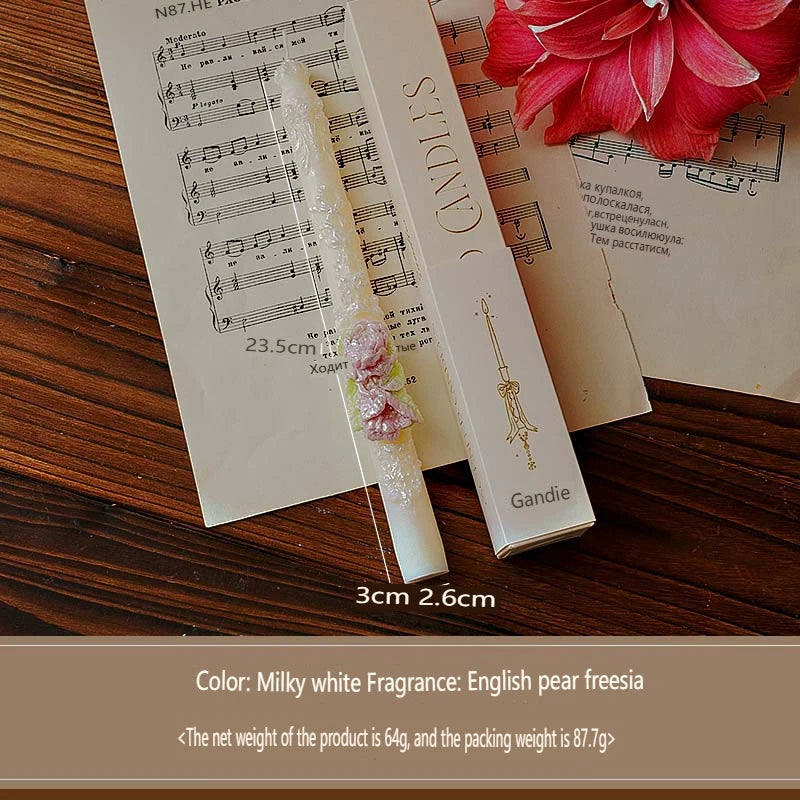 Bougie Romantique en Relief