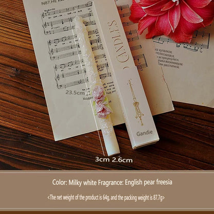 Bougie Romantique en Relief