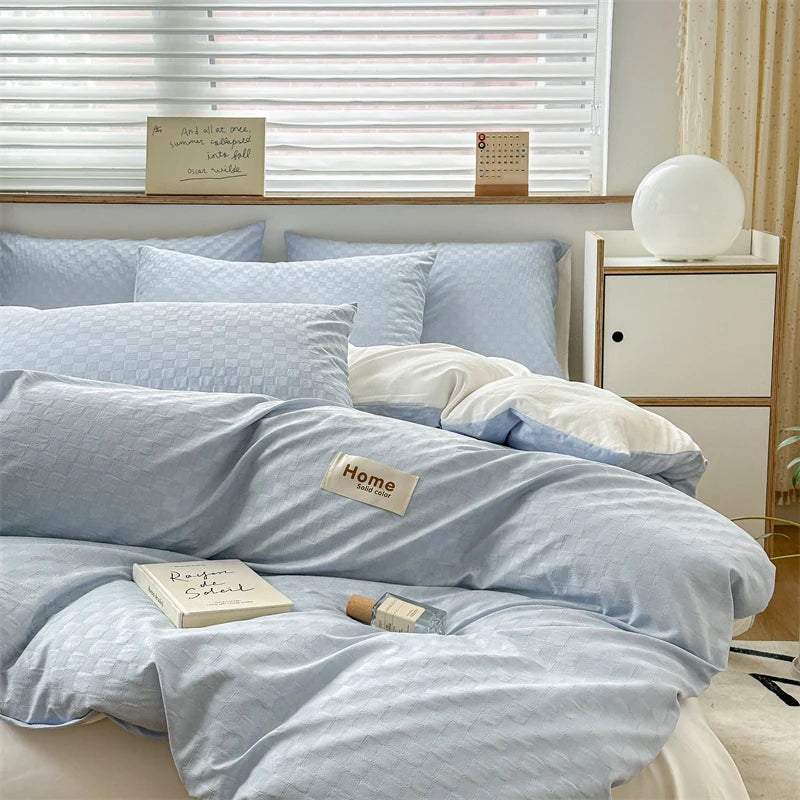 Parure Housse de Couette en Jacquard