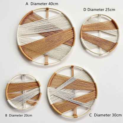 Tapisserie Murale Macramé rond