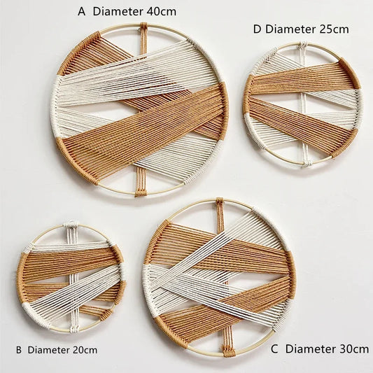 Tapisserie Murale Macramé rond