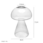 Vase en Verre en forme de Champignon