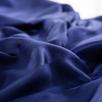 Parure Housse de couette rayée en Satin