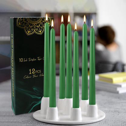 Bougie Chandelier Verte