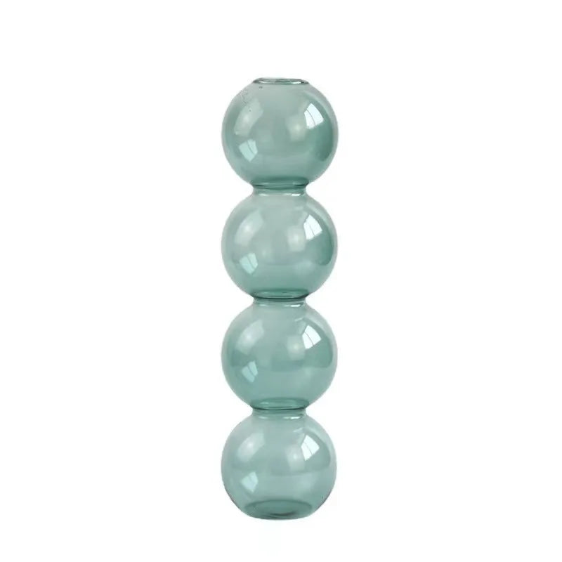 Vase en Verre à Bulles style Nortique
