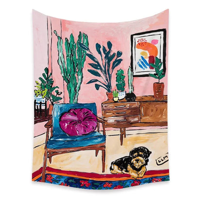 Tenture Murale Bohème