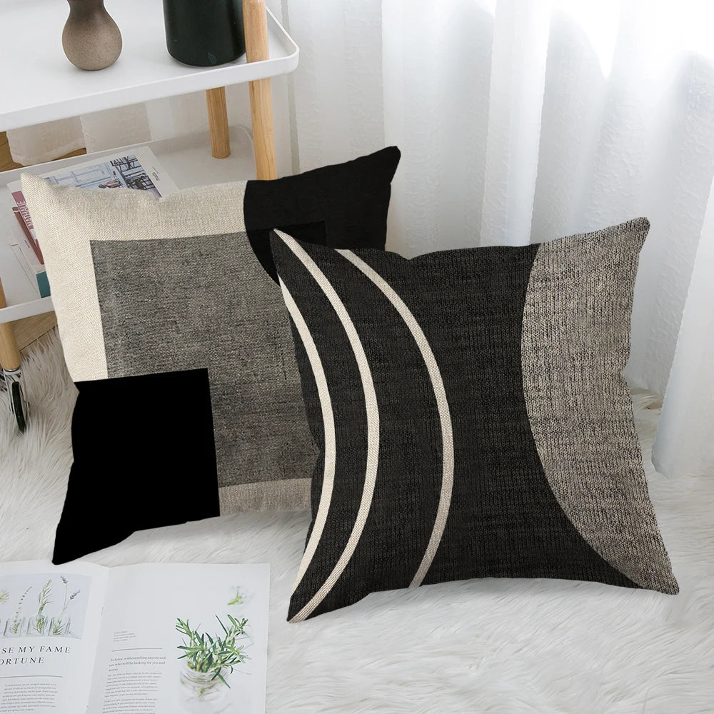 Housse de Coussin Bohème Géométrique