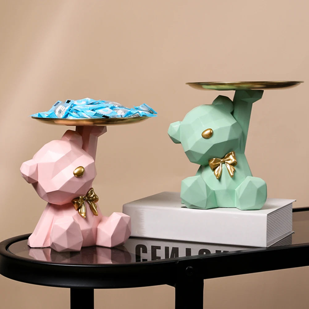 Figurine Ours Géométrique