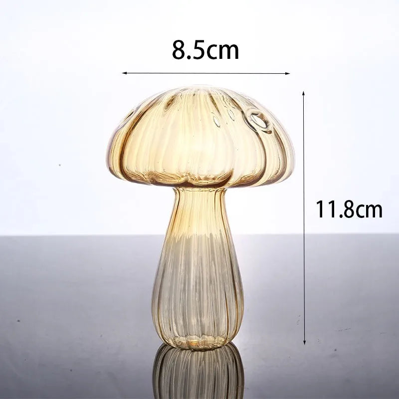 Vase en Verre en forme de Champignon