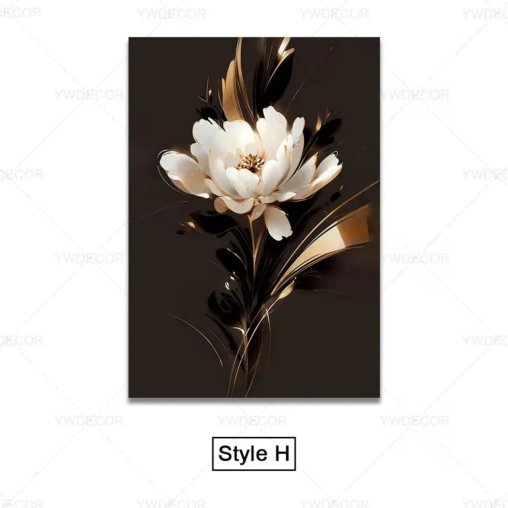 Tableau Moderne Fleur
