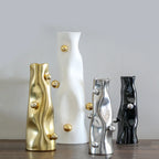 Vase en Résine Géométrique