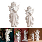 Figurine d’ange en prière en résine