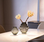 Vase en Verre Ambré