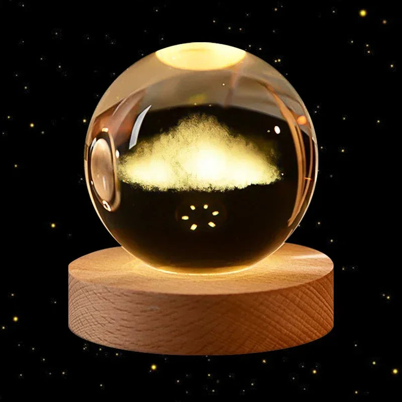 Boule de Cristal 3D Décoration Intérieure