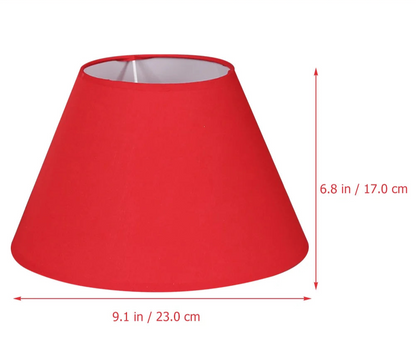 Abat Jour en Tissu Vintage