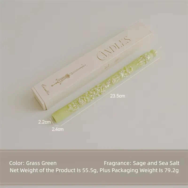 Bougie Romantique en Relief