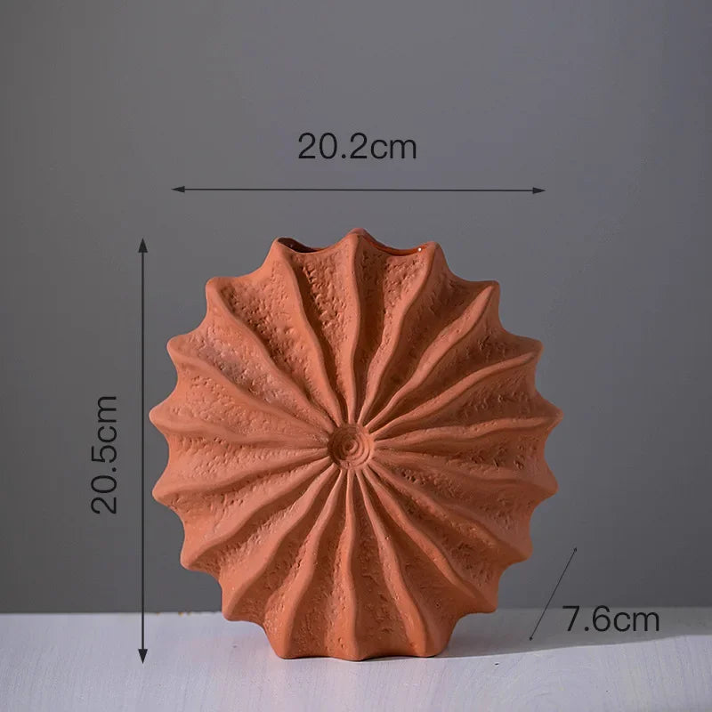 Vase en Céramique en forme de Coquillage