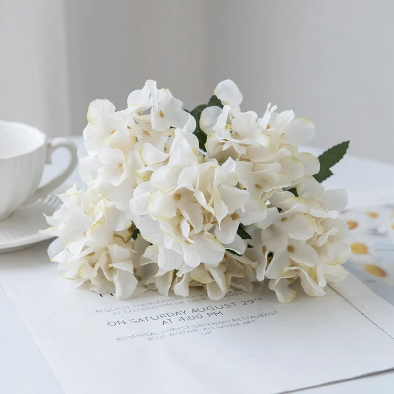 Fleur Artificielle Hortensia en Soie