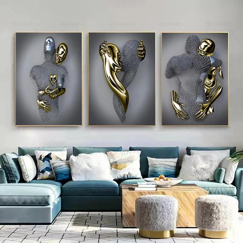 Tableau Moderne Design Couple