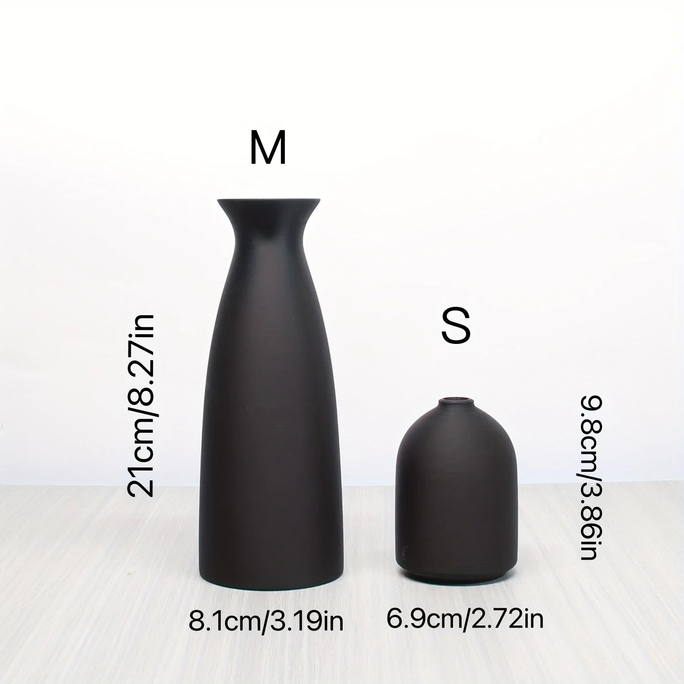 Vase Sec Blanc ou Noir