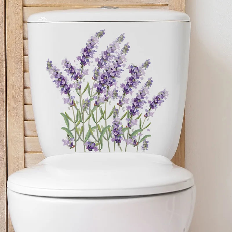 Autocollant Mural Plante WC