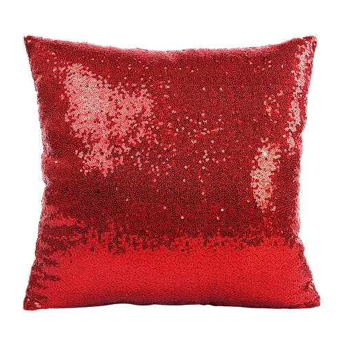 Housse de Coussin Pailletée