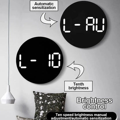 Horloge Murale Rond LED