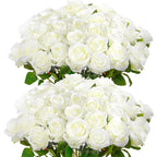 Fleur Artificielle Rose en Velours