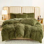 Parure Housse de Couette Fausse Fourrure