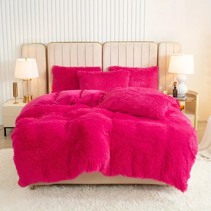 Housse de Couette Luxueuse en Peluche