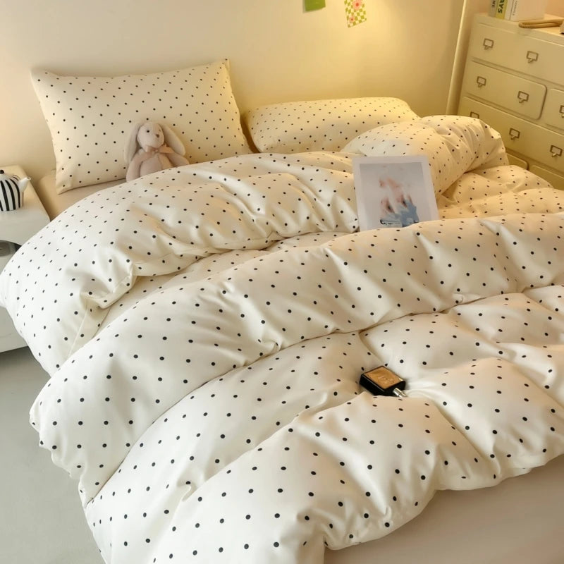 Parure Housse de Couette en Satin