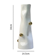 Vase en Résine Géométrique