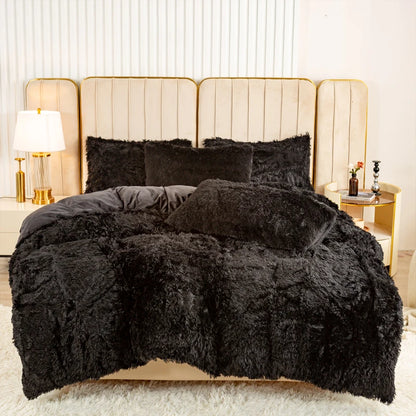Housse de Couette Luxueuse en Peluche