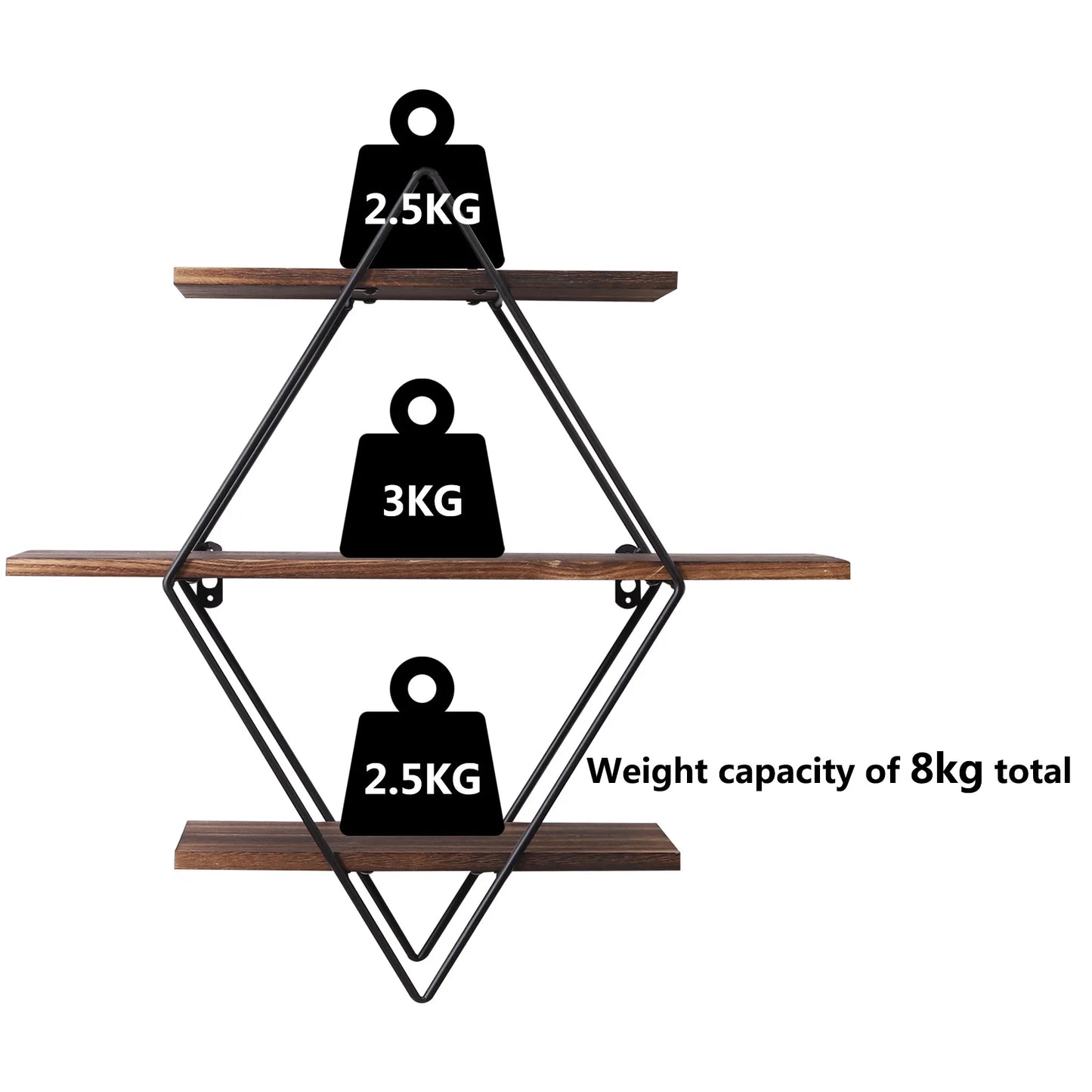 Etagère Murale 3 Niveaux