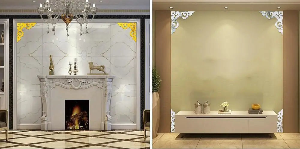 Autocollants Muraux effet Miroir