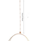 Macramé suspendue en bois naturel - Jardinière