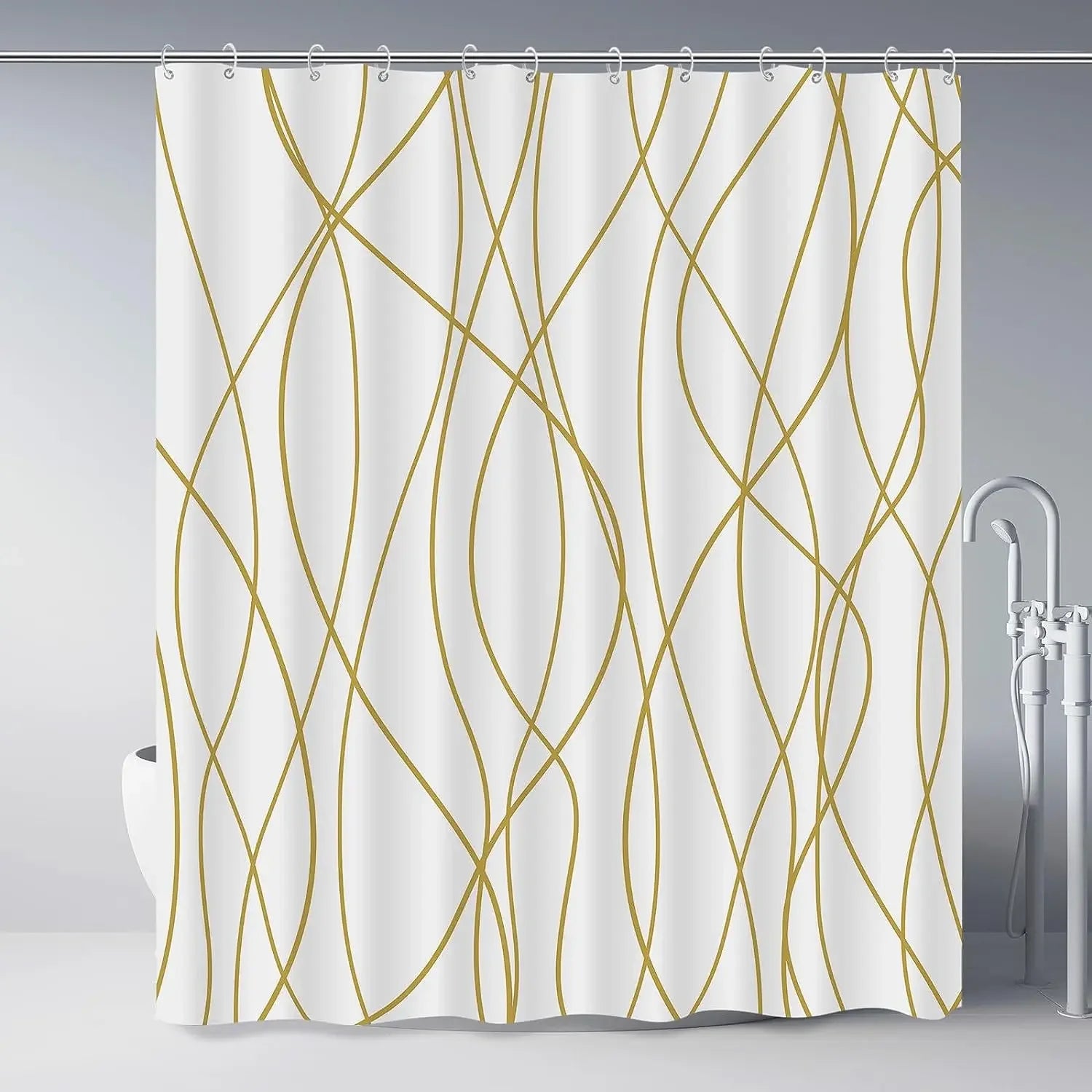 Rideau de Douche en Tissu