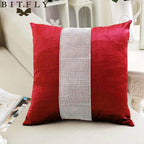 Housses de Coussin Décoratives à Paillettes et Strass