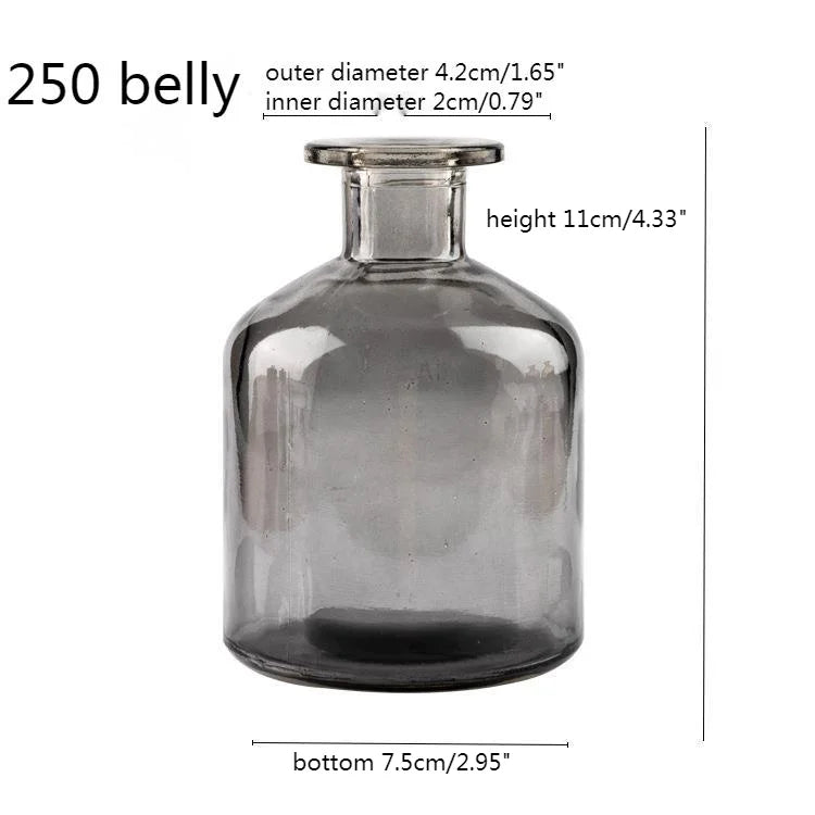 Vase en Verre Coloré style Nordique