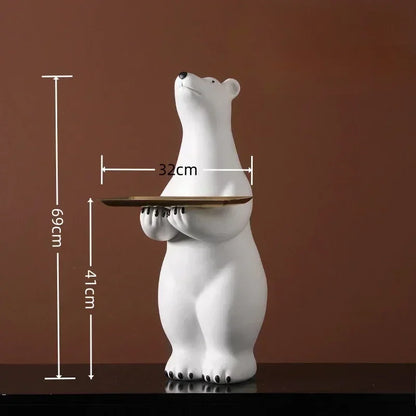 Grande Sculpture d'Ours