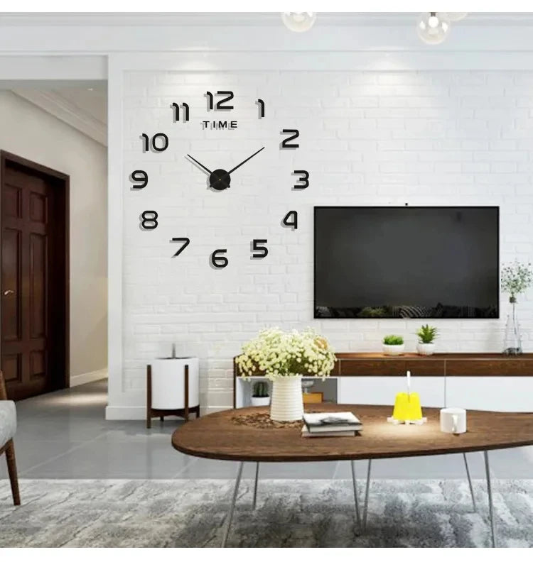 Horloge Murale  3D à Quartz