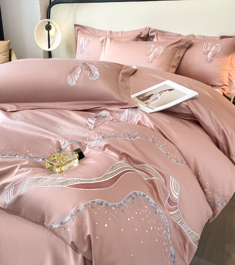 Parure de lit Brodée