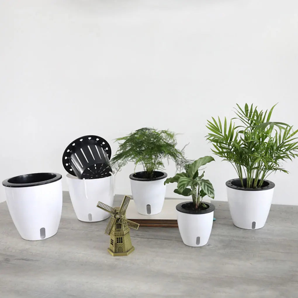 Pot de Fleur Auto Arrosant
